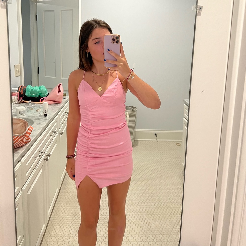Princess Polly pink mini dress